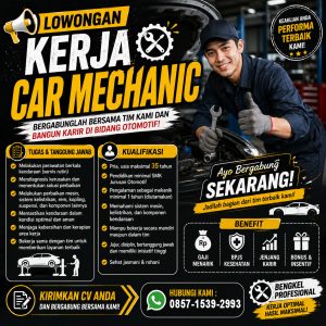 Lowongan Kerja Car Mechanic
