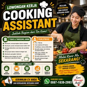 Lowongan Kerja Cooking assistant
