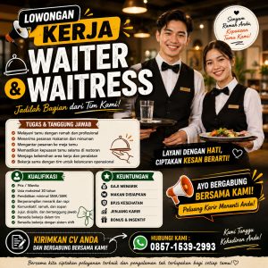 Lowongan Kerja Waiter dan Waitress