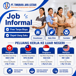 Lowangan Kerja Hoesekeeper, Baby Sitter, Caretaker